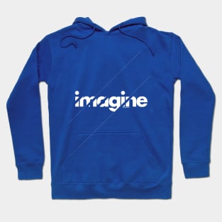 Imagine under stripes /// white version Hoodie